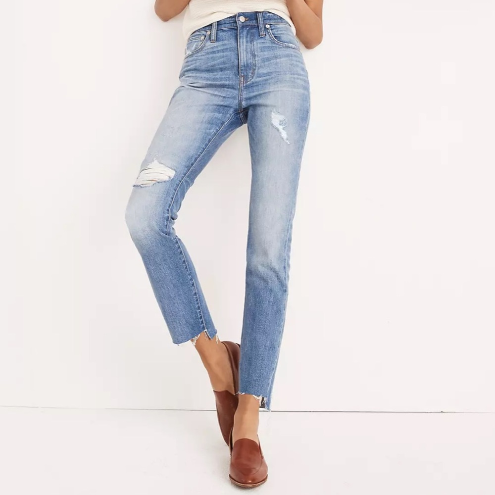 Madewell High Rise Slim Boy Jean